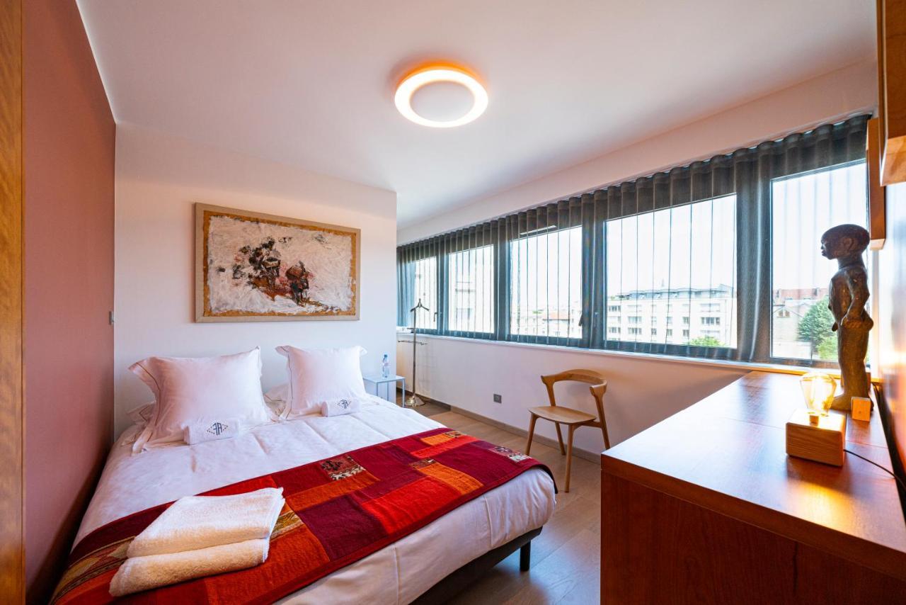 Les Suites 7 Anges - Parking, Vue Cathedrale & Centre Historique 兰斯 外观 照片