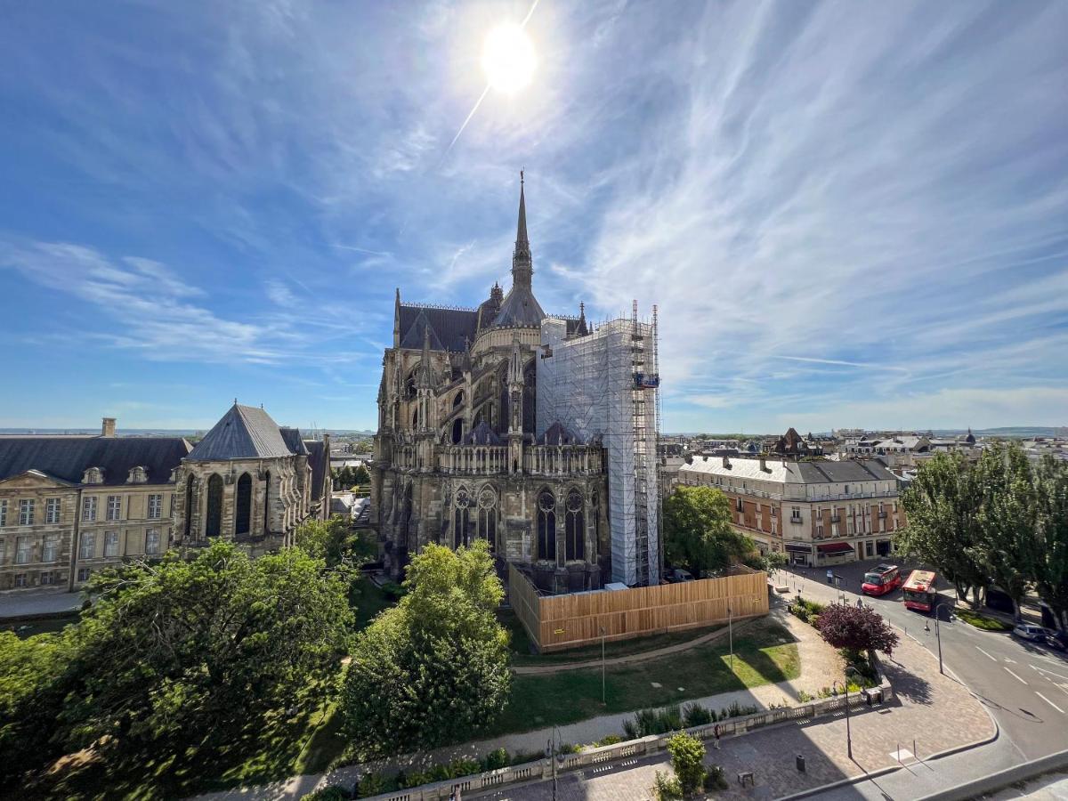 Les Suites 7 Anges - Parking, Vue Cathedrale & Centre Historique 兰斯 外观 照片
