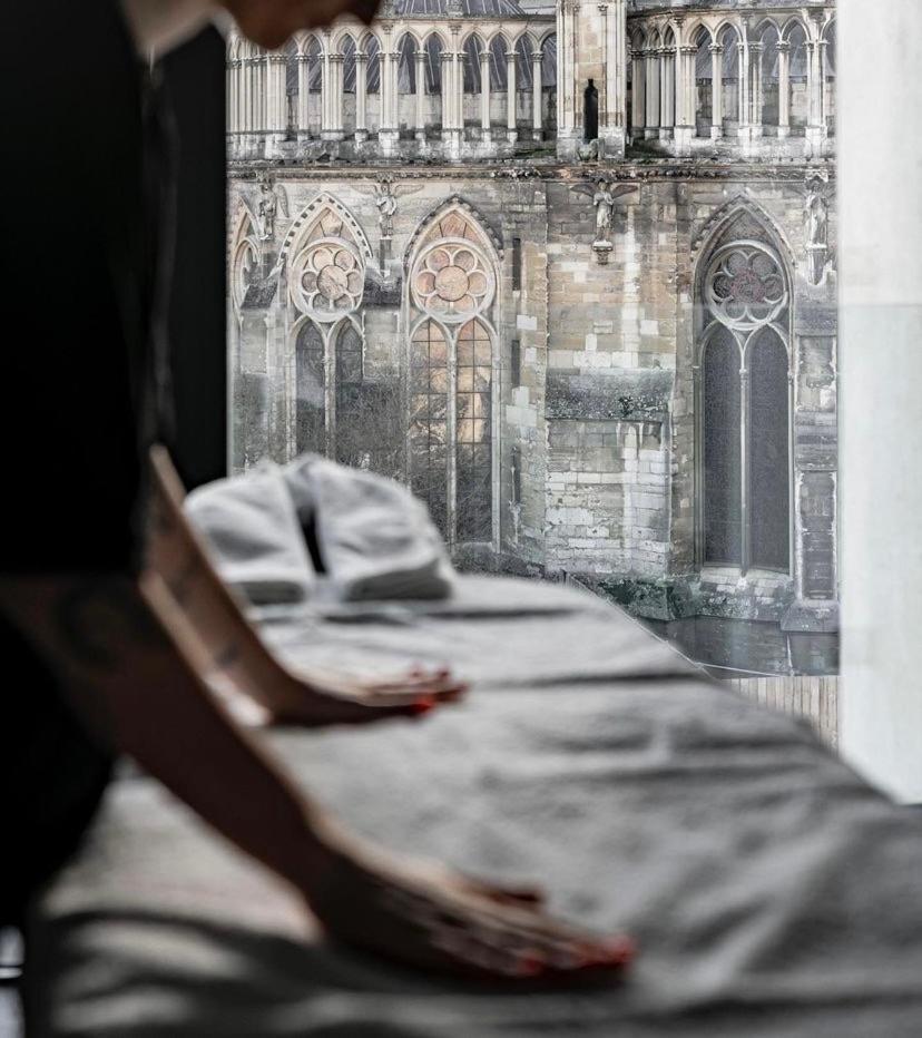 Les Suites 7 Anges - Parking, Vue Cathedrale & Centre Historique 兰斯 外观 照片